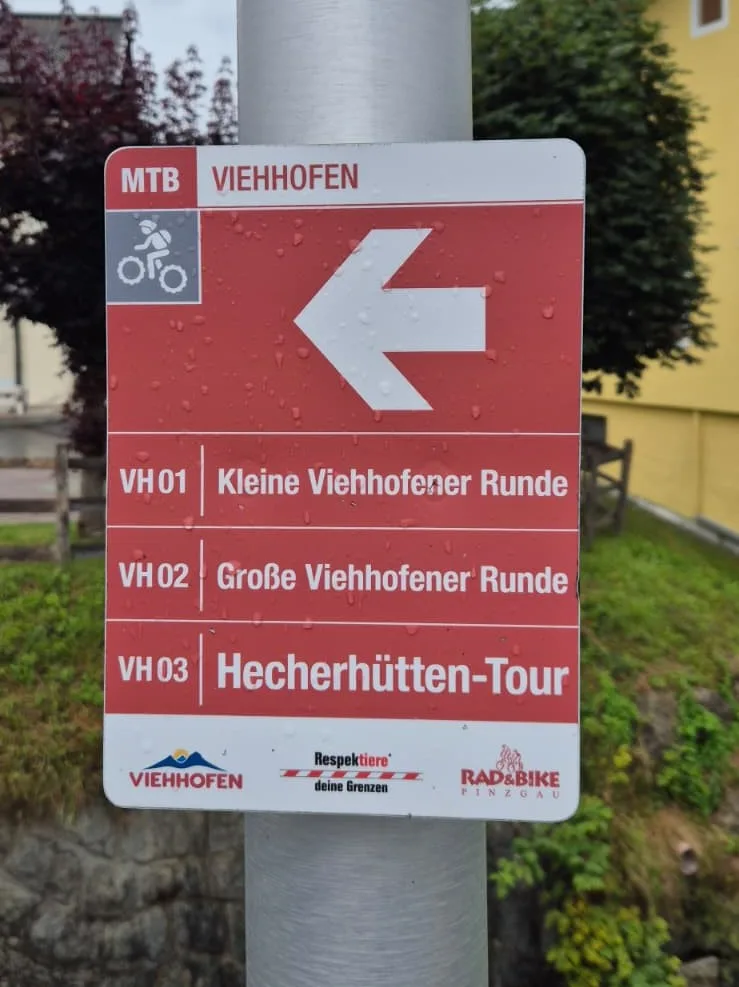Beschilderung für Kleine Viehhofener Runde